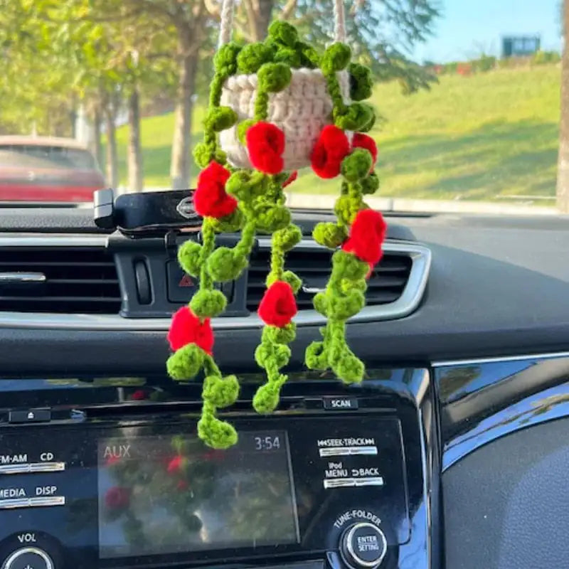 Decourist Hanging Crochet Succulents