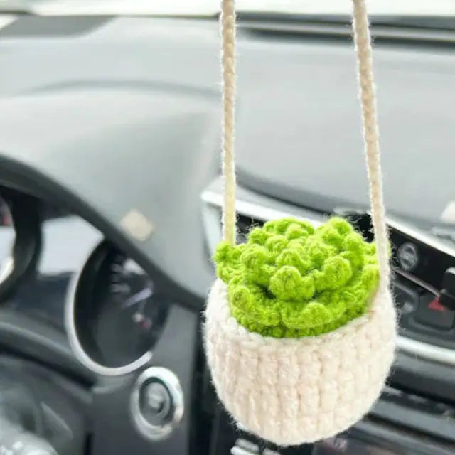 Decourist Hanging Crochet Succulents