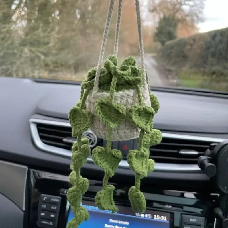 Decourist Hanging Crochet Succulents