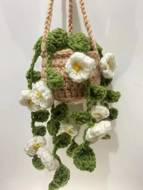 Decourist Hanging Crochet Succulents